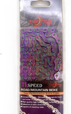 Cadena sólida FSC Mountain Bike F11 de 11 velocidades (colores deslumbrantes)