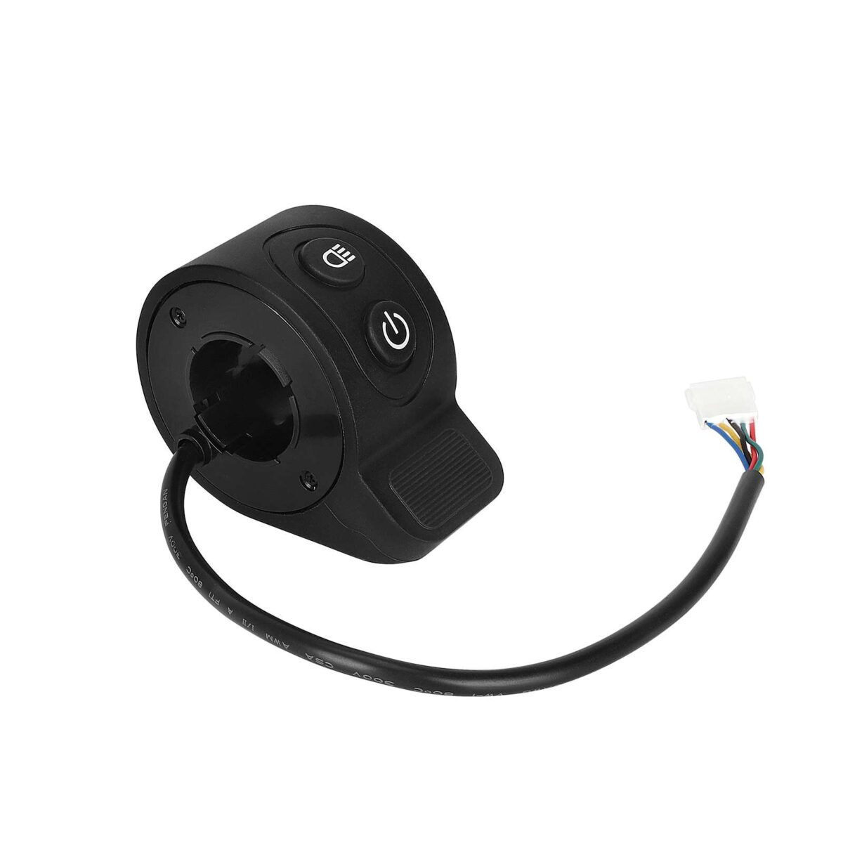 Acelerador de potencia negro con interruptor de luz para scooters HX X6X7X8 - Imagen 3