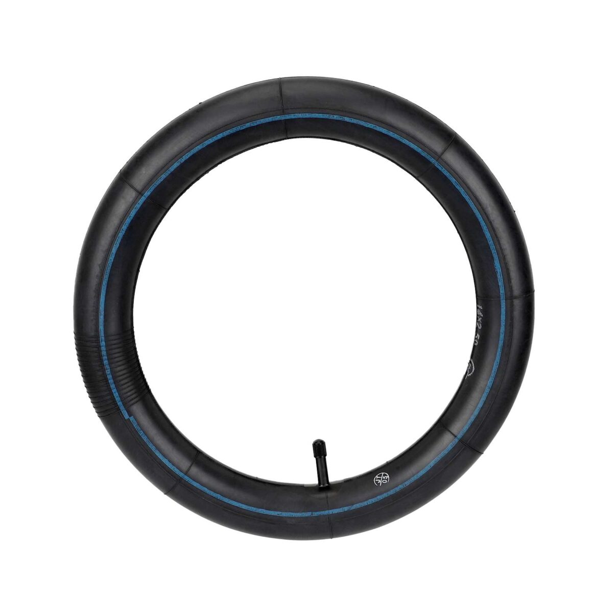 Cámara de aire recta de 14 x 2,5 pulgadas con rayas azules (boquilla de aire estilo americano) - Imagen 3