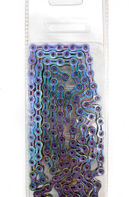 Cadena FSC para bicicleta de montaña F11-11 (completamente hueca, colorida)