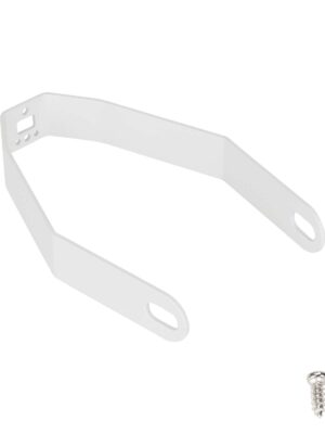 Soporte metálico para guardabarros trasero blanco M365
