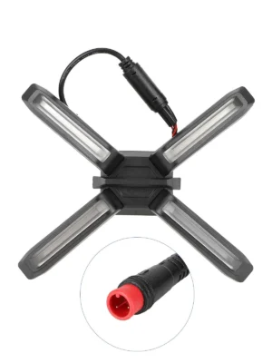 Luz de posición delantera tipo X para patinete Ninebot ZT3/ZT3Pro original