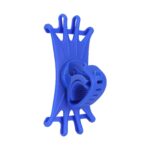 Soporte para teléfono móvil de silicona multifuncional azul - Imagen 2