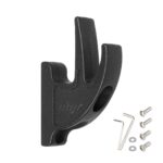 Gancho metálico frontal Ulip negro para tornillos M5 y M6 (para scooter Ninebot GT)