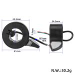 Maneta de freno izquierda gris para scooter Max G30D - Imagen 2