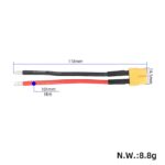Cable de batería con conector hembra XT60 - Imagen 2