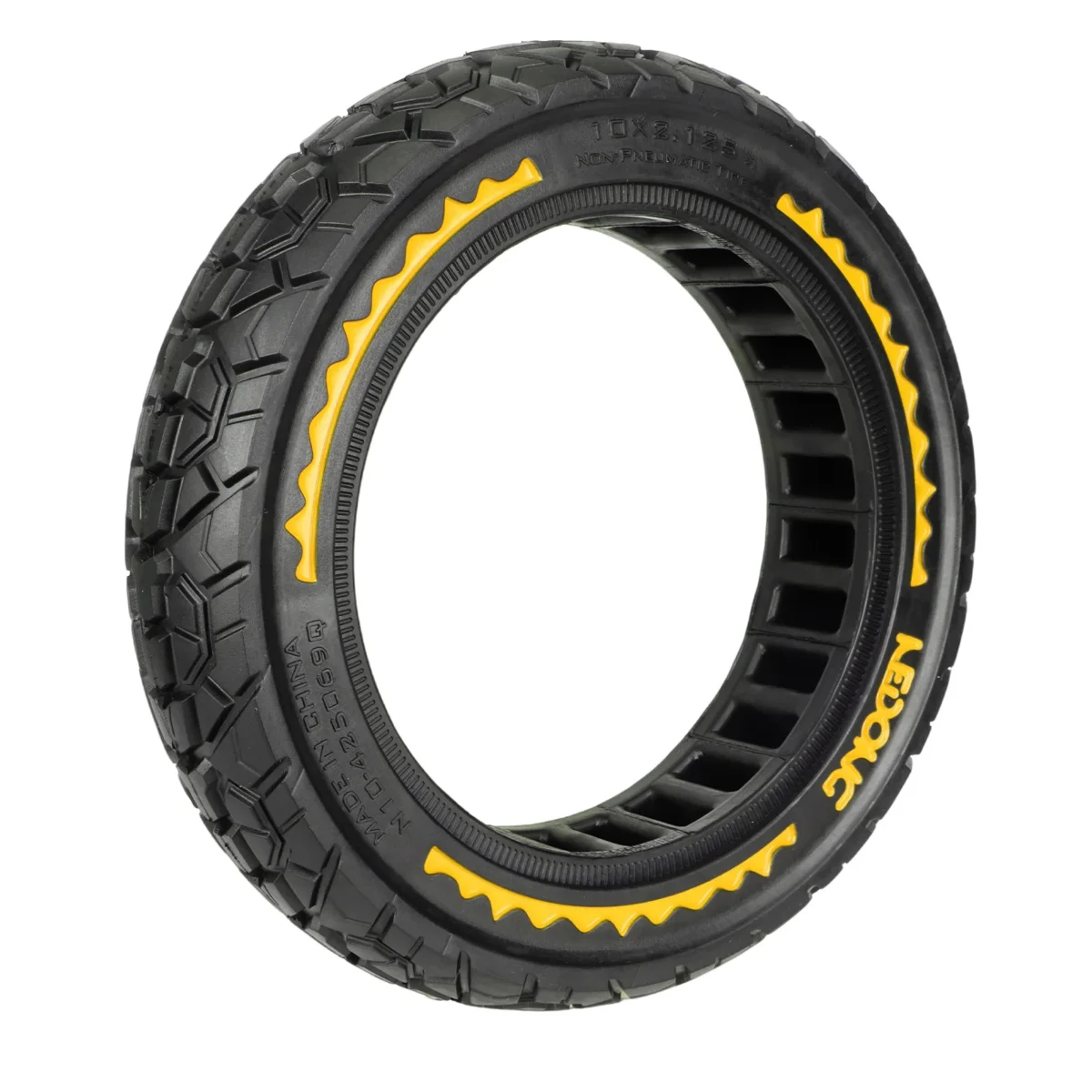 Neumático todoterreno sólido amarillo NEDONG10*2.125 (ranura de 42,5 mm) - Imagen 3