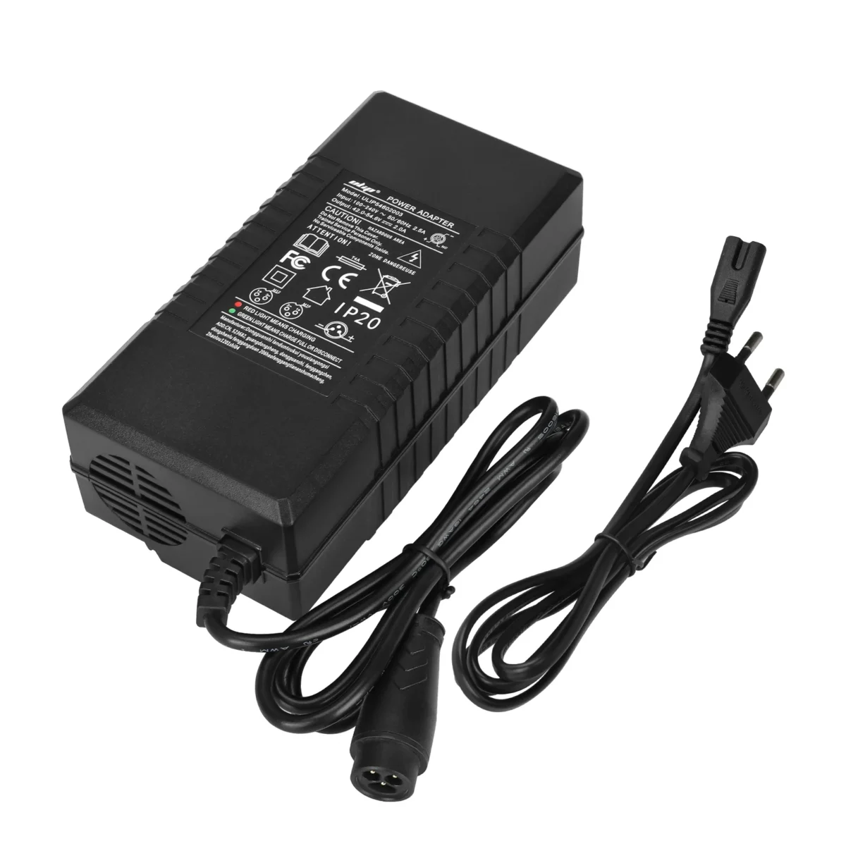 Cargador Ulip 54,6 V 2 A con cabezal LP16-3P grande (enchufe UE) - Imagen 2