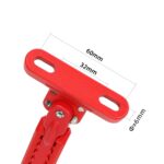Pata de cabra ajustable roja V2 para scooters de serie Max G30 - Imagen 3