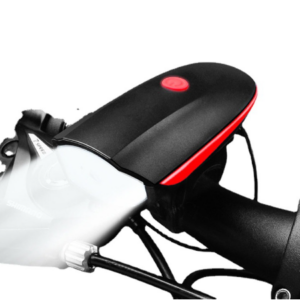 Luz delantera con bocina 7588 con carga USB (roja)