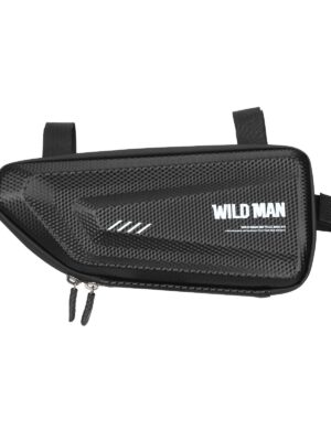 Bolsa de sillín E4 de dirección delantera negra