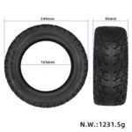 Neumático todoterreno sin cámara autorreparable engrosado Ulip 85/65-6.5 - Imagen 2