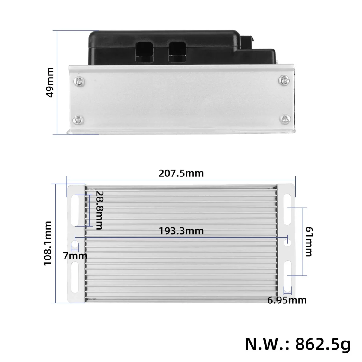 Controlador inalámbrico para scooter Harley Citycoco de 60 V y 3000 W - Imagen 2