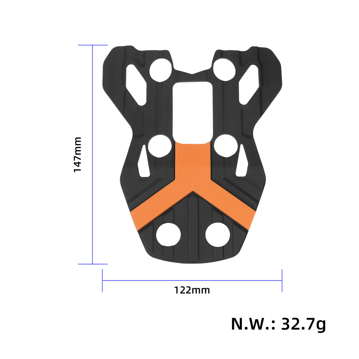 Pedal de reposapiés trasero de cuero para Kukirin G2 Max - Imagen 2