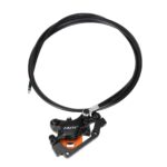 Freno de disco hidráulico derecho NUTT negro con cable de 220 cm - Imagen 3