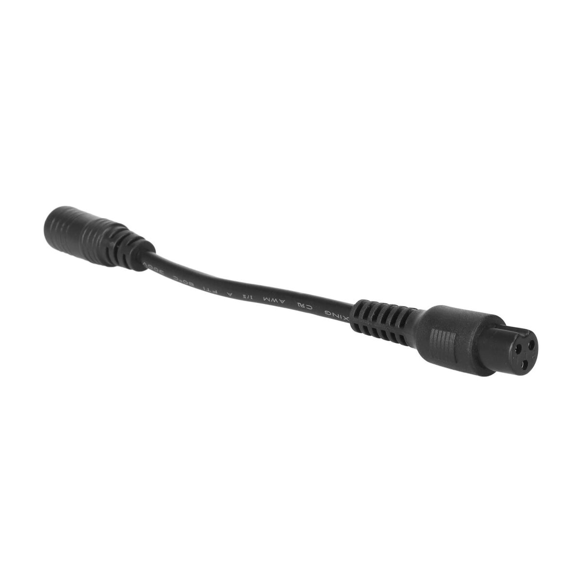 Cable adaptador de DC2.1 a cabezal de aviación pequeño GX12 con 3 pines - Imagen 3