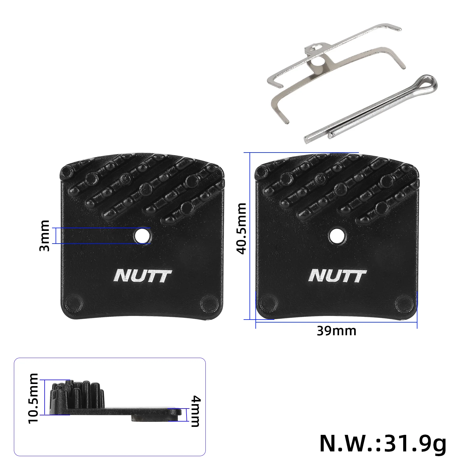 Pastilla de freno de disipación de calor NUTT n.° 2 - Imagen 6