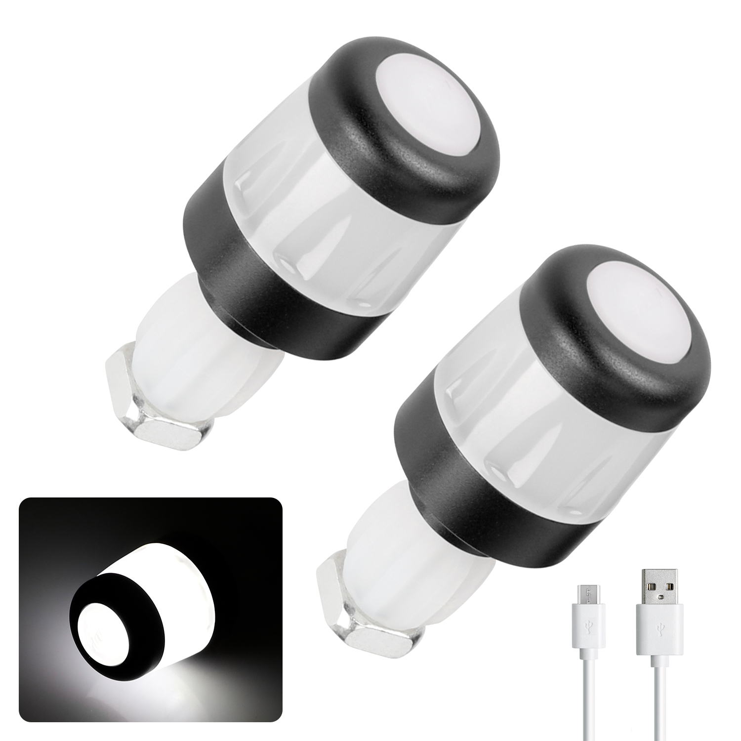 Luz de manillar recargable por USB Ulip