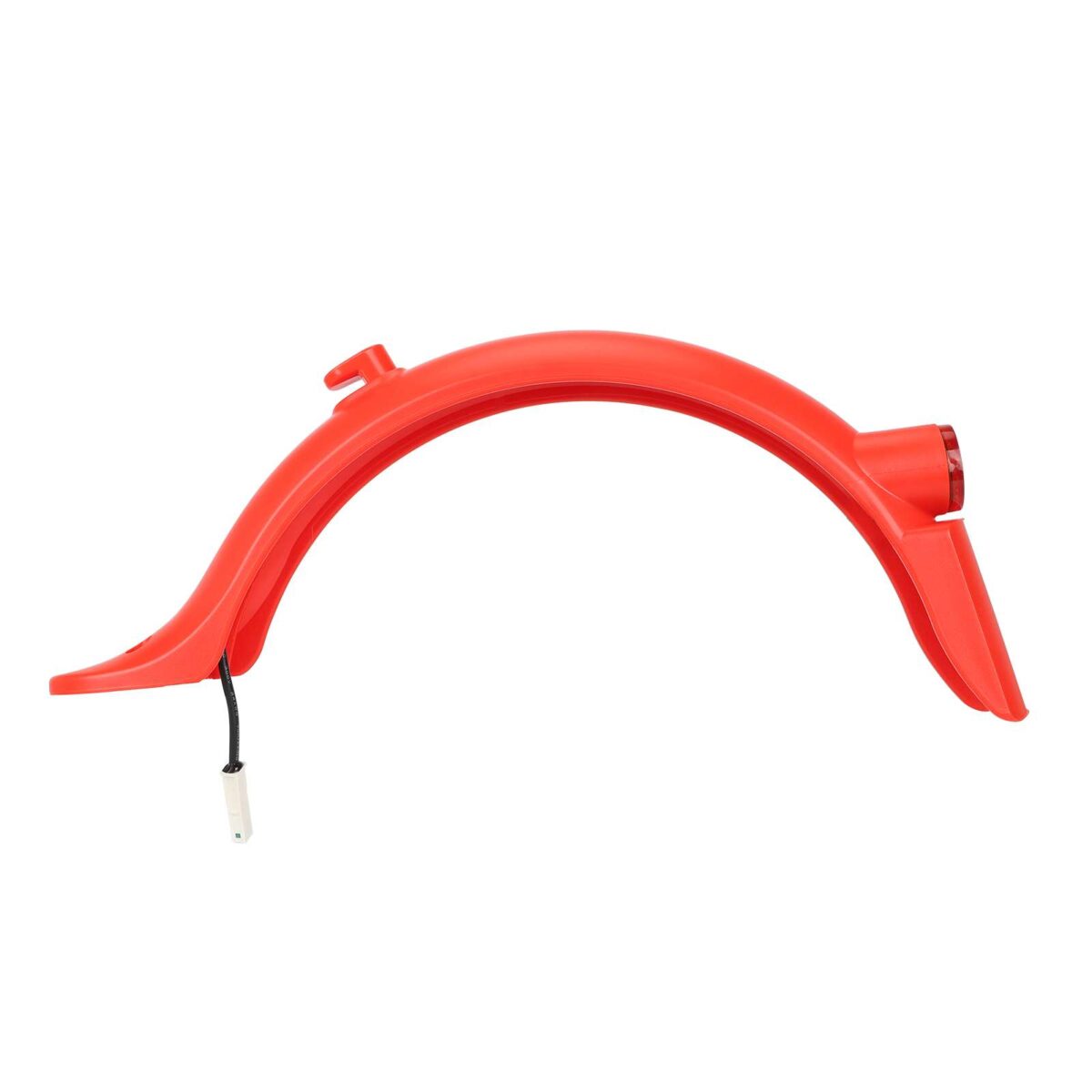 Guardabarros trasero rojo Xiaomi M365 Pro/Pro2 con matrícula integrada (con luz trasera + gancho + soporte metálico pro) - Imagen 5