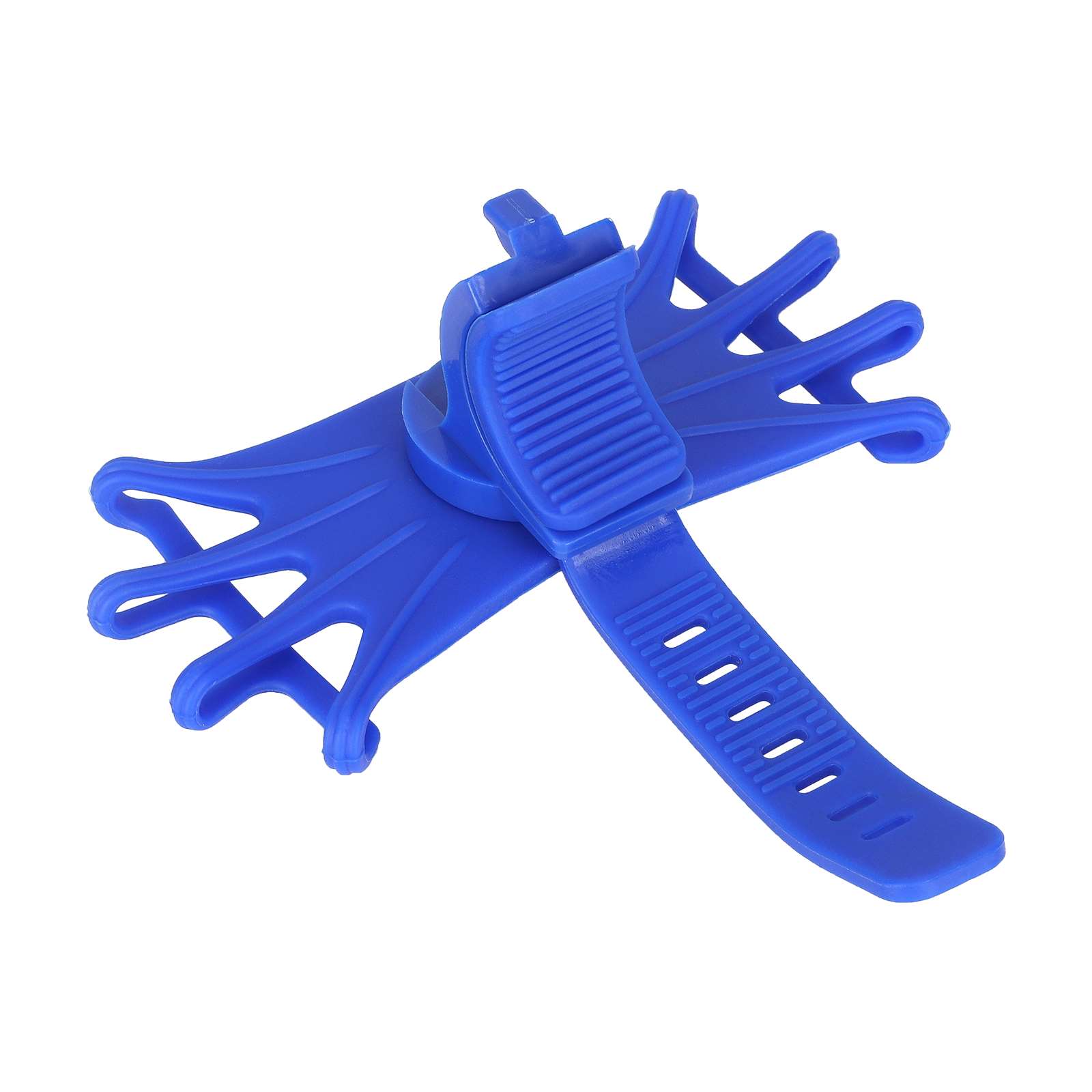 Soporte para teléfono móvil de silicona multifuncional azul - Imagen 4