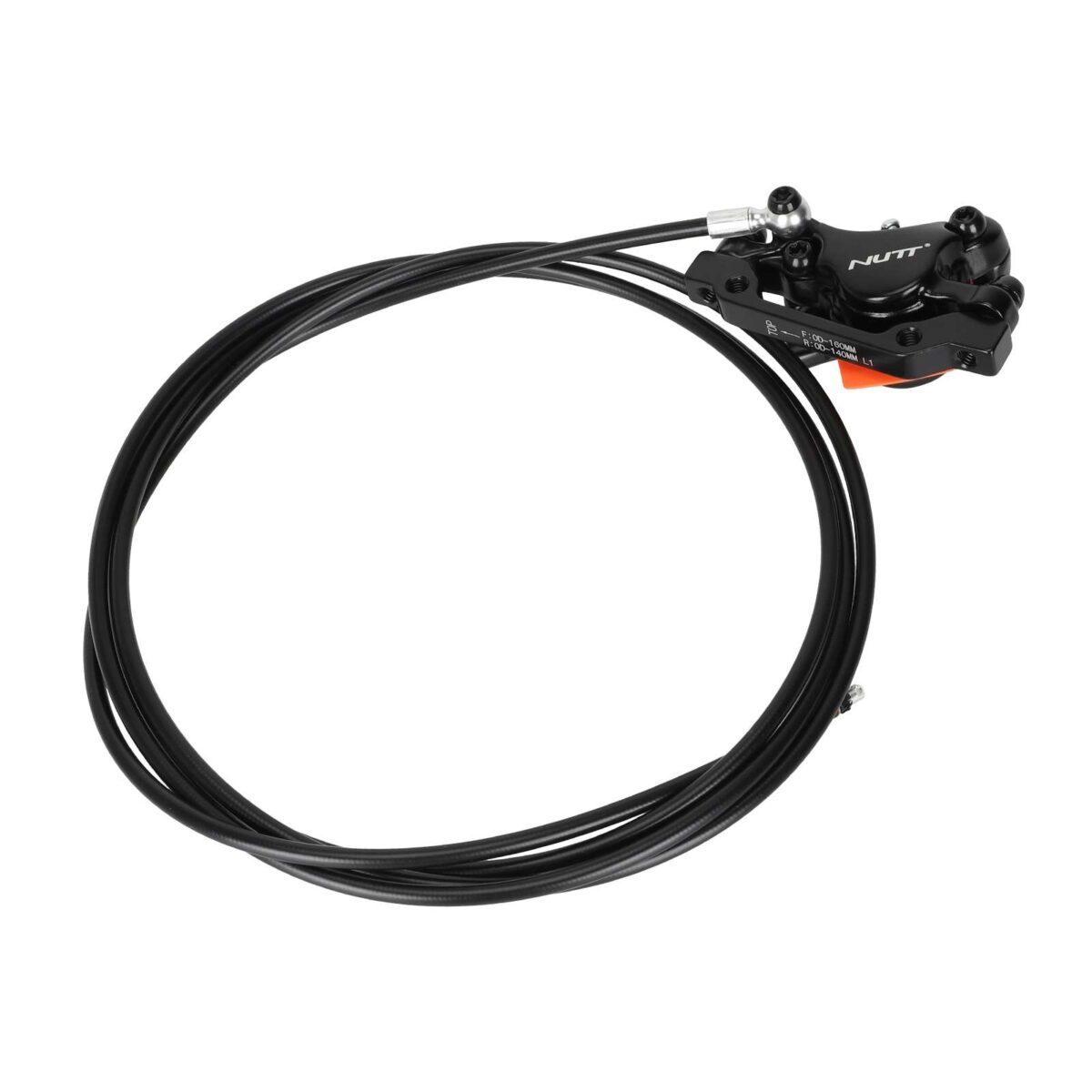 Freno de disco hidráulico delantero izquierdo negro NUTT con cable de 220 cm - Imagen 3