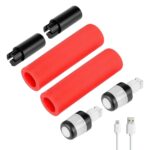 Extensor de agarre de silicona con carga USB Ulip y luz para scooters Max G30 (RBBW)