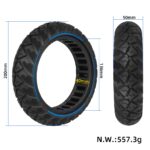 Neumático todoterreno sólido Ulip 8.1*2.0 con forma de diamante y círculo azul - Imagen 2
