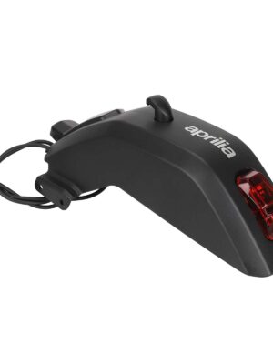 Kit guardabarros trasero negro original Aprilia eSR1 (con piloto trasero + tapa decorativa delantera + gancho)