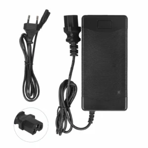 Cargador de 48 V a 54,6 V 2 A con cabezal de clavija y enchufe UE