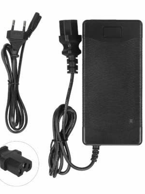 Cargador de 48 V a 54,6 V 2 A con cabezal de clavija y enchufe UE