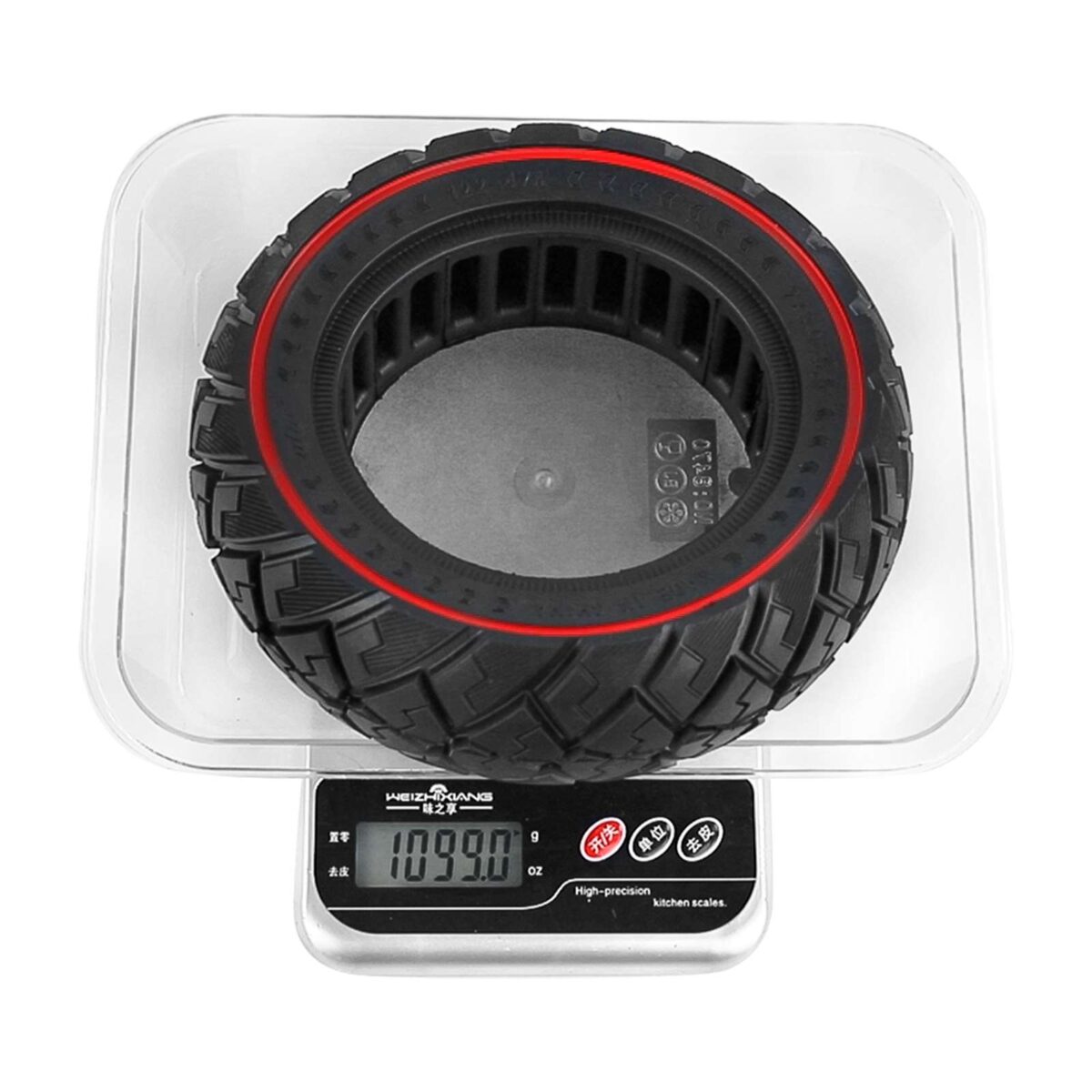 Neumático todoterreno sólido Ulip 9*3.0-5.5 con forma de diamante y círculo rojo - Imagen 6