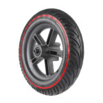 Neumático sólido de 8,5 pulgadas con círculo rojo + llanta M365