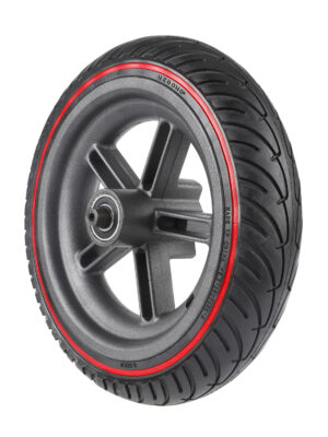 Neumático sólido de 8,5 pulgadas con círculo rojo + llanta M365