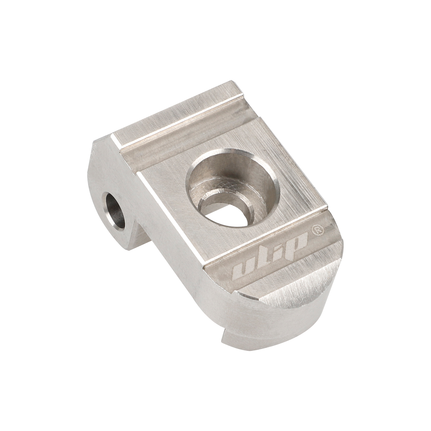 Hebilla plegable de acero inoxidable plateada para patinetes Xiaomi con eje de acero inoxidable. - Imagen 2