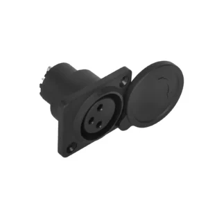 Cabezal hembra para conector Canon de 3 pines