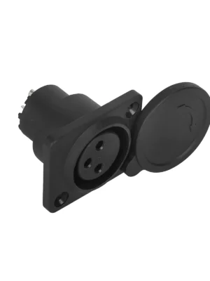 Cabezal hembra para conector Canon de 3 pines