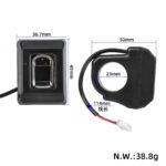 Cerradura con sensor de huellas dactilares DUALTRON - Imagen 2