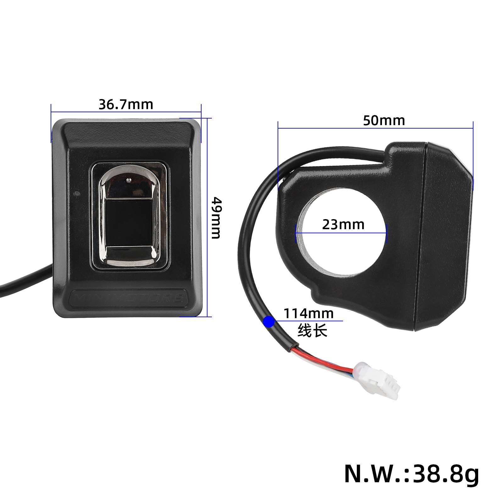 Cerradura con sensor de huellas dactilares DUALTRON - Imagen 2