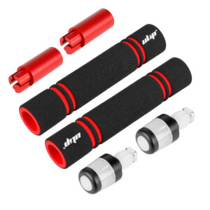 Juego de extensores de agarre Ulip con carga USB y luz para scooters Xiaomi y ES (RBW)