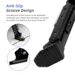 Pata de cabra ajustable negra V2 para scooters de serie Max G30 - Imagen 5