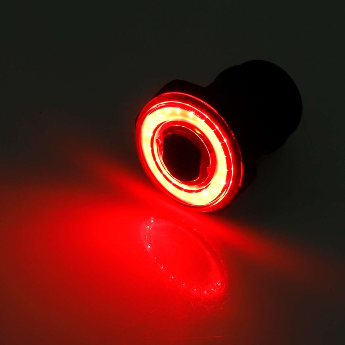 Luz trasera negra WR25 montada en el tubo del asiento - Imagen 4