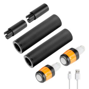 Extensor de agarre de silicona con carga USB Ulip y luz para scooters Max G30 (BBBO)