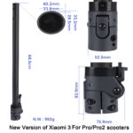 Mástil extensible Xiaomi 3 para patinetes Pro/Pro2 - Imagen 2