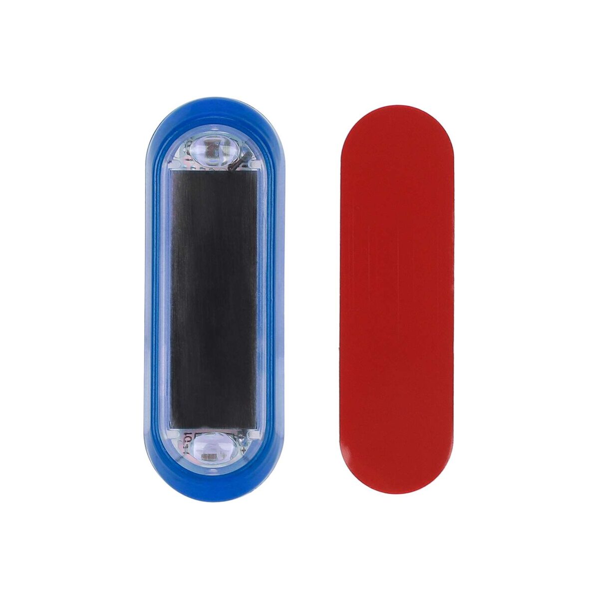 Luz trasera de advertencia solar para motocicleta con carcasa azul (luz azul) - Imagen 3