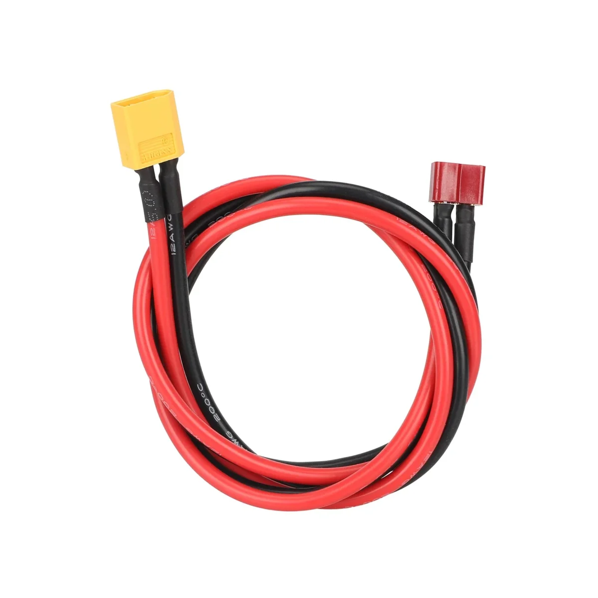 Cable adaptador XT60 macho a T hembra (70 cm de largo) - Imagen 4