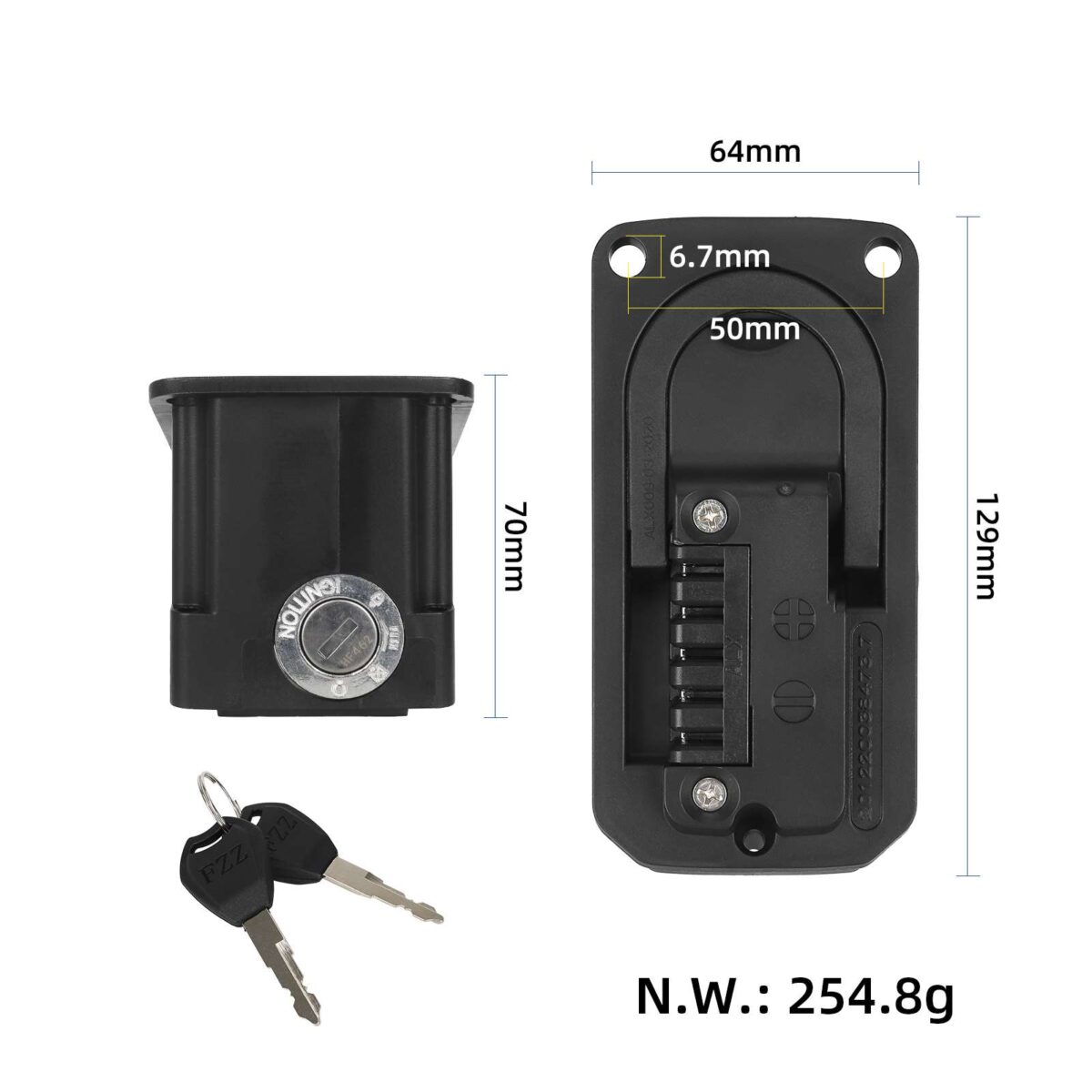 Bloqueo de batería para vehículos eléctricos Engwe - Imagen 2