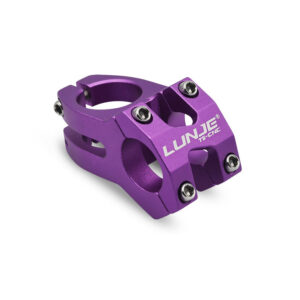 Elevador corto de bicicleta morado de 25,4 mm