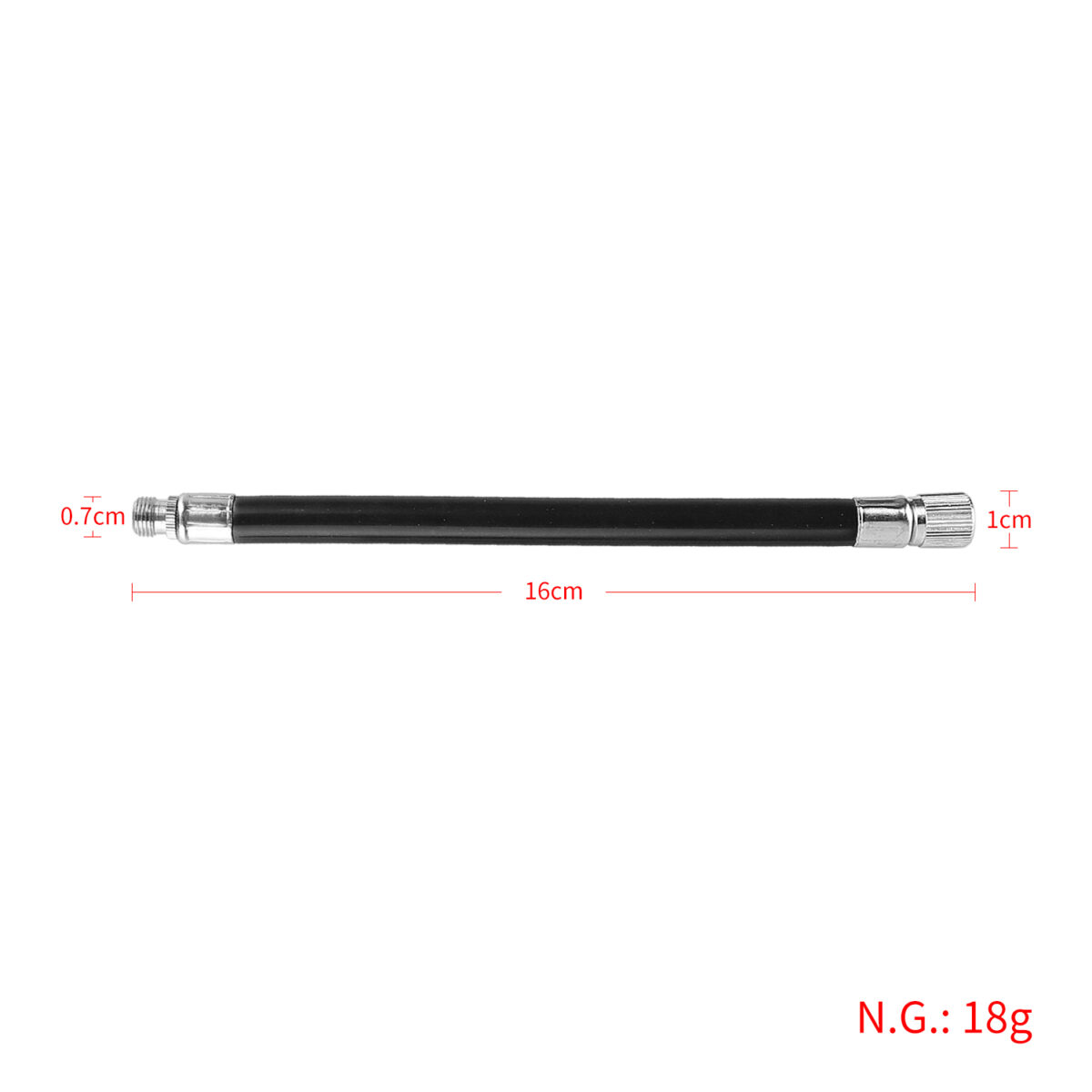 Línea extensible negra para bombeo - Imagen 2