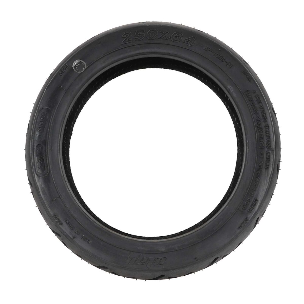 Neumático sin cámara para carretera urbana autorreparable Ulip 250*64 con goma - Imagen 2
