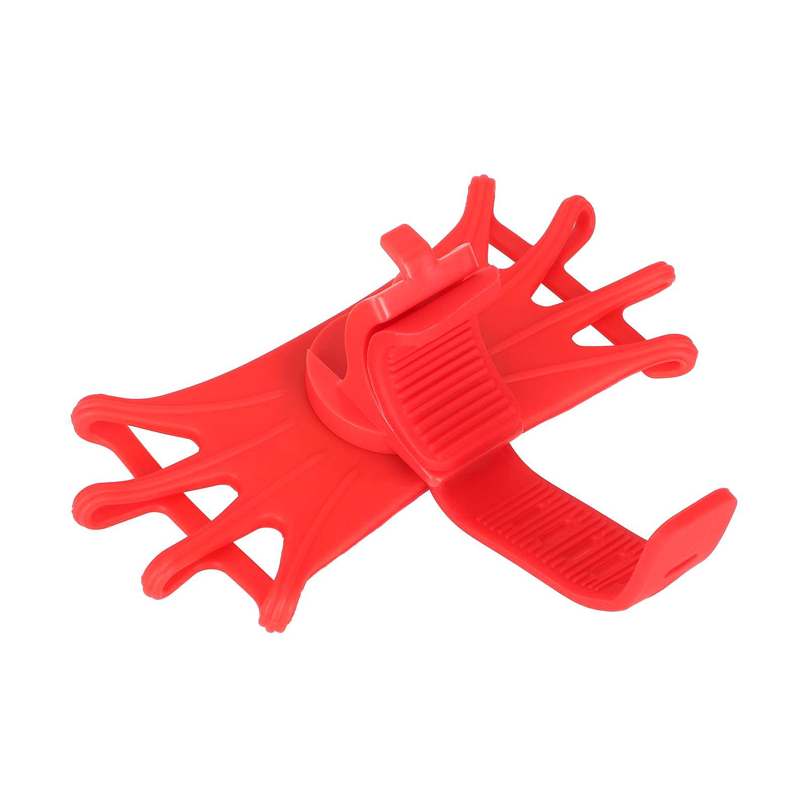 Soporte para teléfono móvil de silicona multifunción rojo - Imagen 4